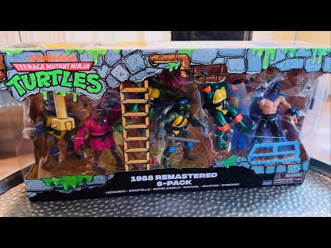 1988 Teenage Mutant Ninja Turtles "Remastered" 6-Pack Video Review