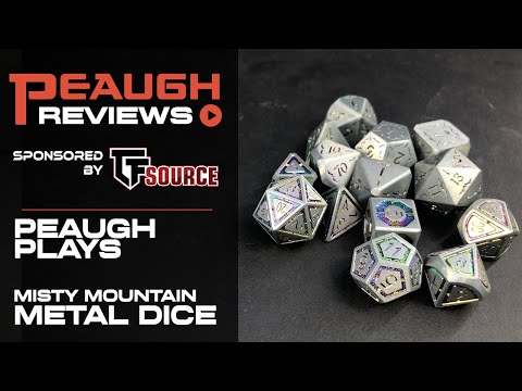 Peaugh Plays: Misty Mountain Gaming METAL DICE
