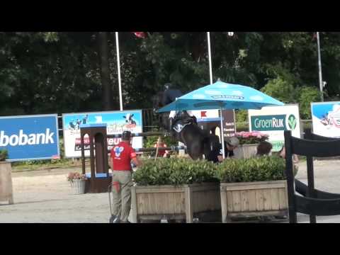 Rabane de Sury 4th in CSI2* Grandprix Roosendaal Aug. 2013 Nederland