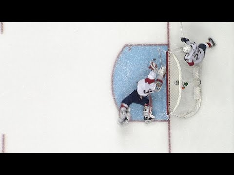 James Reimer dives to make incredible glove save