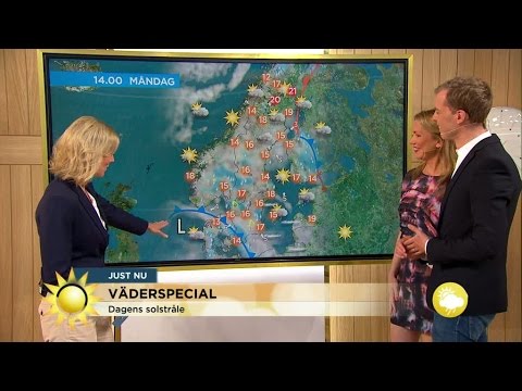 Väderspecial: "Ostadigt väder fortsätter" - Nyhetsmorgon (TV4)