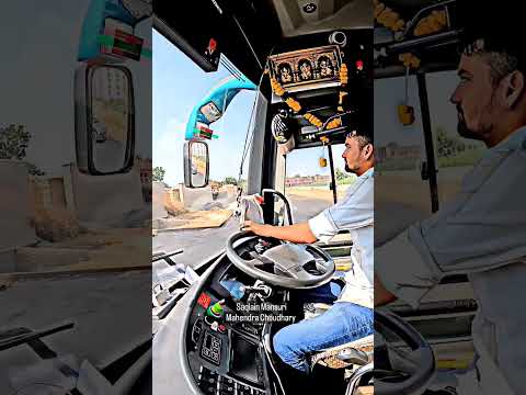 Volvo Steering 🔥 B11R Multi-Axle Bus ❤️ #shorts