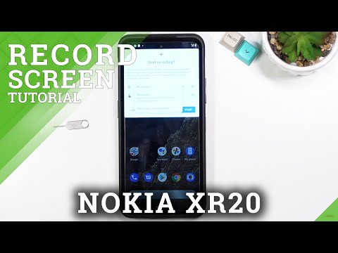 How to Use Screen Recorder on NOKIA XR20 - Record Screen