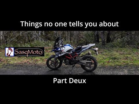 2023 BMW G310GS - What people don't tell you about it - Part 2