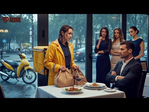 Mafioso frio odiava mulheres mimadas, mas enlouqueceu por entregadora pobre que trabalhava na chuva!
