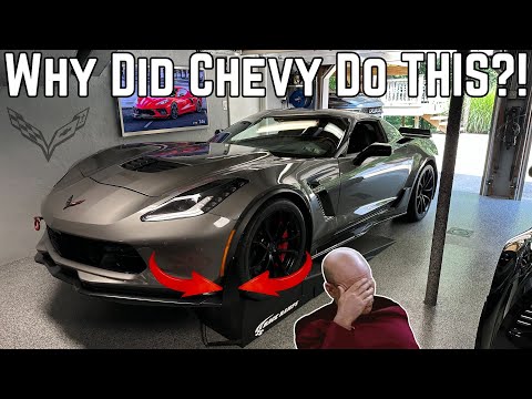 Fix THIS GM oversight on the Z06! Z07 Carbon Fiber Splitter Install AND Review!