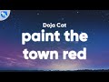 Doja Cat Paint The Town Red Clean Lyrics