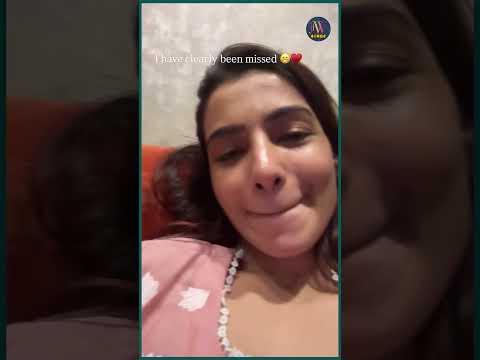 Samantha shares a cute video with her fur babies.😍🥰