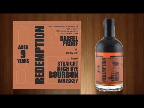 Redemption Barrel Proof 9 Year Straight High Rye Bourbon