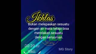 Download lagu Story WA - Belajar Ikhlas [ Lilakno Lilaku ] Part 2 .. mp3