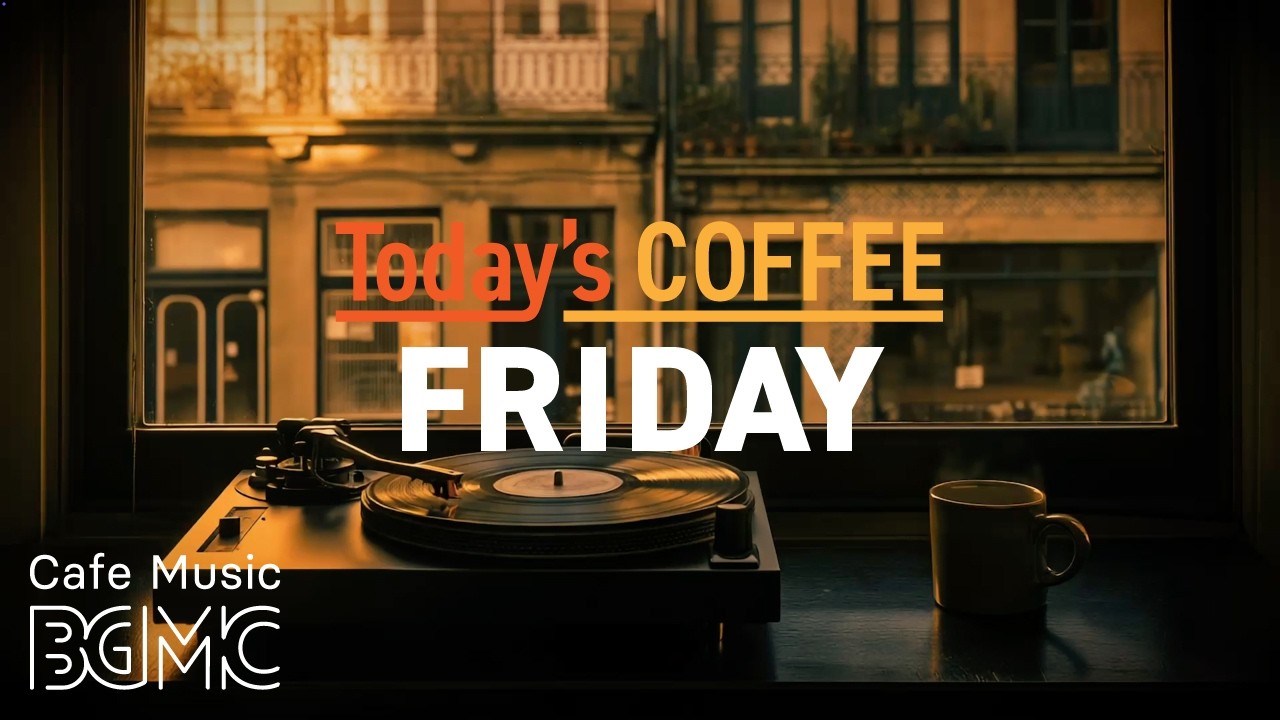 Cafe Music LIVE | Today's COFFEE FRIDAY: Autumn October Coffee Jazz ☕ Slow Jazz for Reading