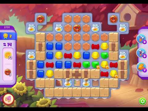 HomeScapes Level 2791 no boosters (14 moves)