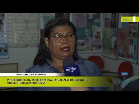 BOM DIA NEWS 27 02 20  Professores da rede estadual atualizam dados sobre greve e rebatem proposta