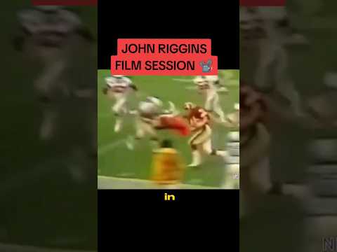 JOHN RIGGINS FILM SESSION #nflhistory #washingtonredskins