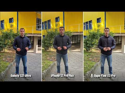 Oppo Find X3 Pro vs 12 Pro Max vs S21 Ultra