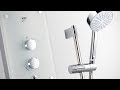 Mira Alero White Glass Electric Shower
