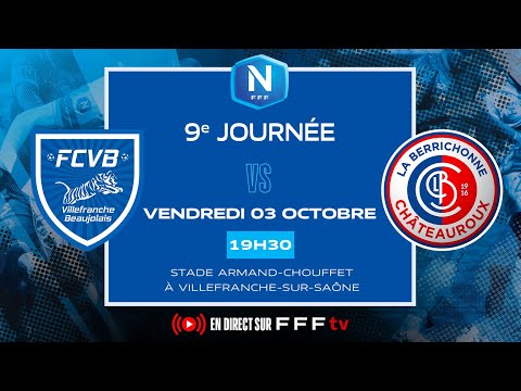 J9 I FC Villefranche B. vs LB Châteauroux en replay I National FFF 2025-2026