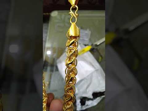 Stylish brass gold plated chain