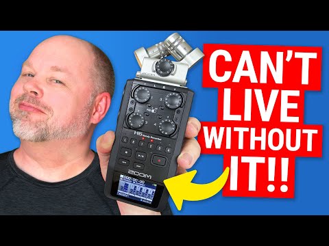 Zoom H6 Handy Audio Recorder 2020 - Present - All Black image 12
