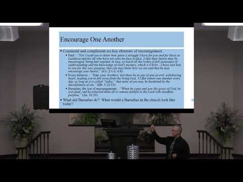 180916 Building Up One Another Lesson 12 Encourage One Another -Flh