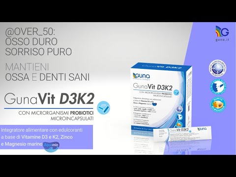 GunaVit D3K2 (GUNA, Италия) 30 табл, 60 г Добавка для поддержки здоровых костей и зубов - фото 1 - id-p1894646239