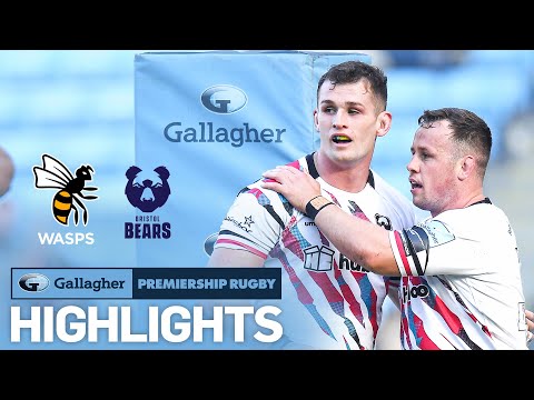 Wasps v Bristol Bears - HIGHLIGHTS | Sheedy Shines In Cagey Affair | Gallagher Premiership 2022/23