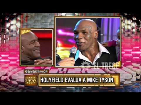 Holyfield evalúa a Mike Tyson