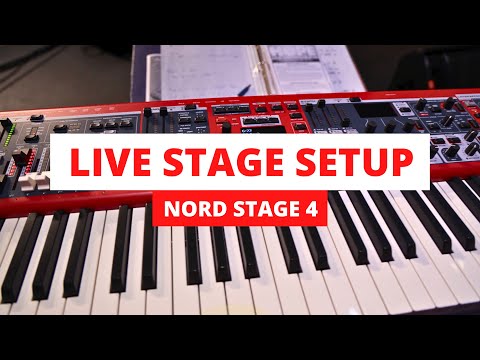 Nord Stage 4 on Stage - Live Setup Tour