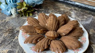 I LEARNED FROM A FRENCH CHEF! AIRY AND DELICATE CHOCOLATE COOKIES! MADELEINE'S COOKIES
