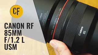 Video thumbnail for Canon RF 85mm f/1.2 'L' USM lens review with samples by Christopher Frost