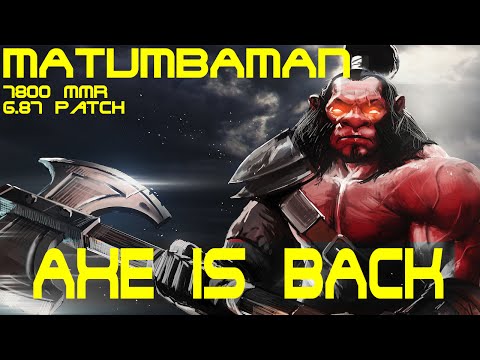 Dota 2 7800MMR Liquid.Liquid` MATUMBAMAN AXE IS BACK 12 KILL 2 DEATH |  6.87 patch