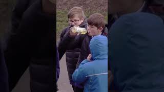 Schoolboy Teaches Friend To Fight Off Bullies!