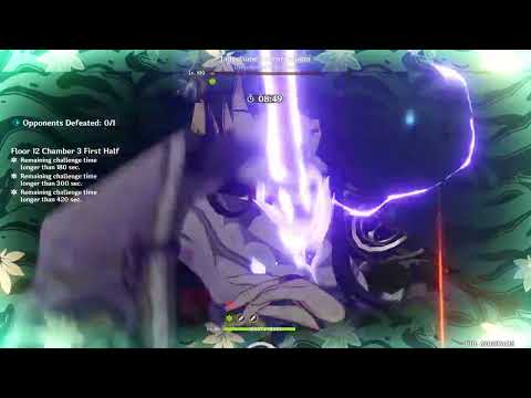 [Genshin Impact] Spiral Abyss 3.3 12-3 - Electro Supremacy