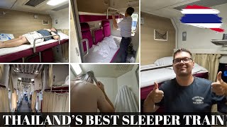 Thailand's BEST SLEEPER TRAIN - Surat Thani to Bangkok