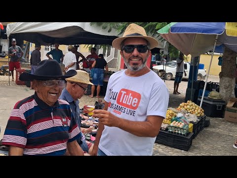 FEIRA LIVRE EM UMBUZEIRO MUNICÍPIO DE MUNDO NOVO BA , ENTREVISTA COM SR AMADEUS. 05/12/2025