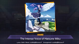 Cover art for The intense voice of hatsune miku
