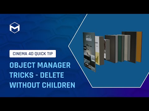 #C4DQuickTip 217: Object Manager Tricks - Delete without Children in Cinema 4D