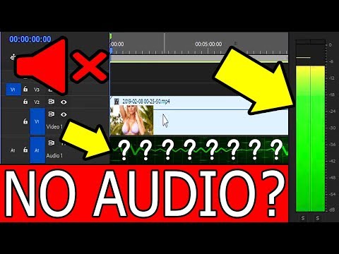 *FIXED* NO Audio or NO Audio Clips Fixed QUICKLY! Adobe Premiere Pro CC 2019 NO Audio FIX !