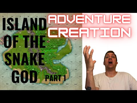 How to create an RPG adventure part 1, (Island of the Snake God) #roleplay