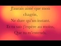Grégoire : Ta main - Lyrics 