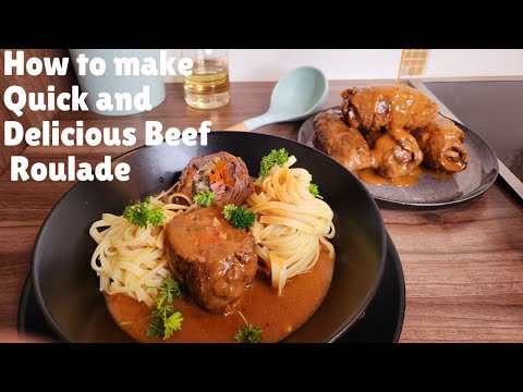 Quick and Delicious Beef Roulade: Delicious Austrian Rindsrouladen