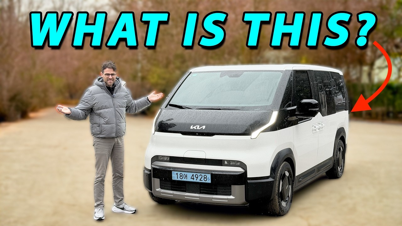 Kia PV5 driving REVIEW - surprising interior at this price?