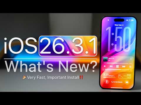 iOS 26.3.1 is Out! - What's New?