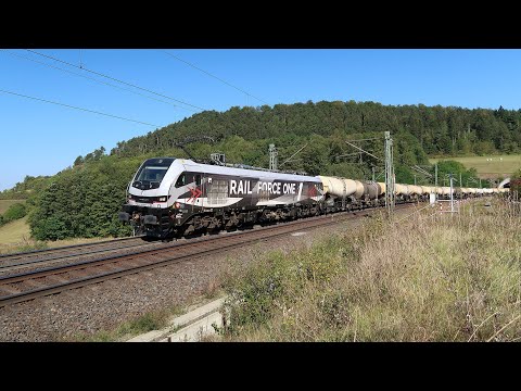 Sinntal:  ELP Stadler EuroDual und Stadler Euro9000 im RailForceOne-Design