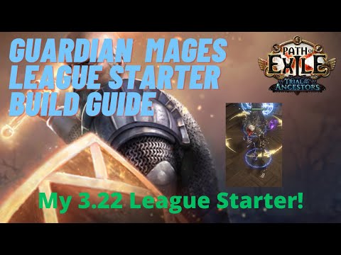 PoE 3.22 League Starter Build Guide - Guardian/Necromancer Summon Skeleton Mages - Leveling/End Game