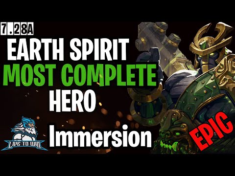 PLAYING EARTH SPIRIT  7.28a - SYMPHONY OF SKILLS - LEARN FROM GOD PLAYER - DOTA 2