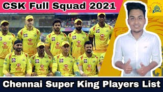 CSK Team 2021 Players list|CSK full Squad 2021|CSK 2021 Squad|IPL 2021 CSK Team|Chennai Super Kings