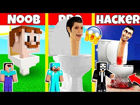 EPIC SKIBIDI TOILET BUILD BATTLE - Noob vs Pro in Minecraft!