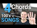 Learn 4 Chords Play 100 S Of WORSHIP Songs 5 Examples EASY LESSON