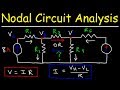 Node Voltage Method Circuit Analysis With Current Sources